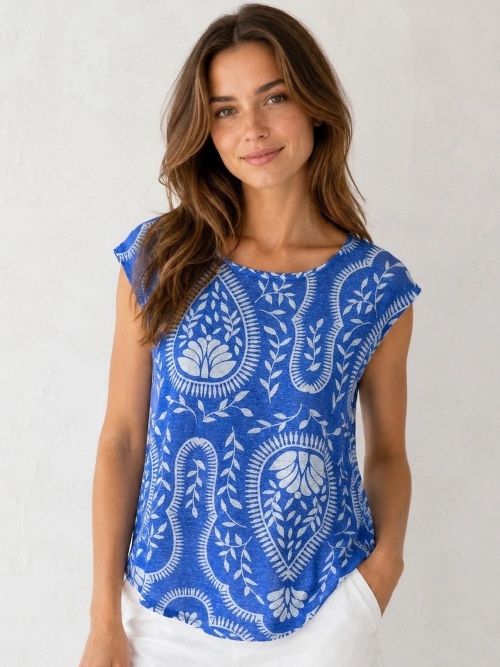 Jolie Linen Blouse